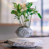 Mesmerizing Levitating Plant Pot in Marble Color