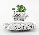 Mesmerizing Levitating Plant Pot in Marble Color